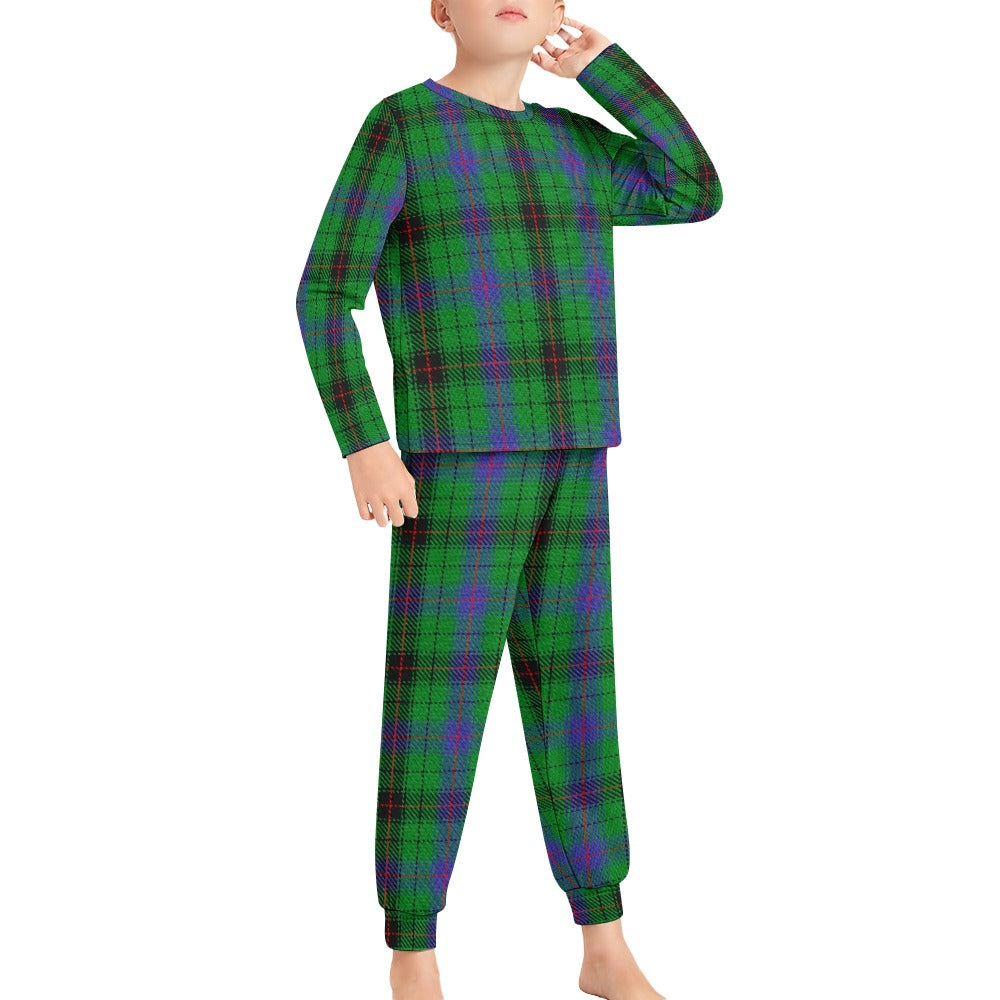 Clan Davidson Tartan Boy's Pajama suit