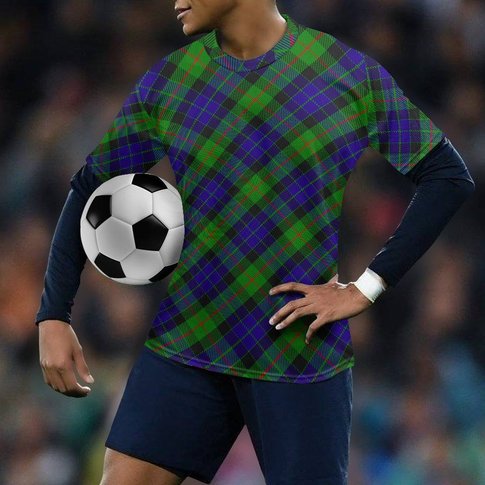 Clan Gunn Tartan Football Shirt