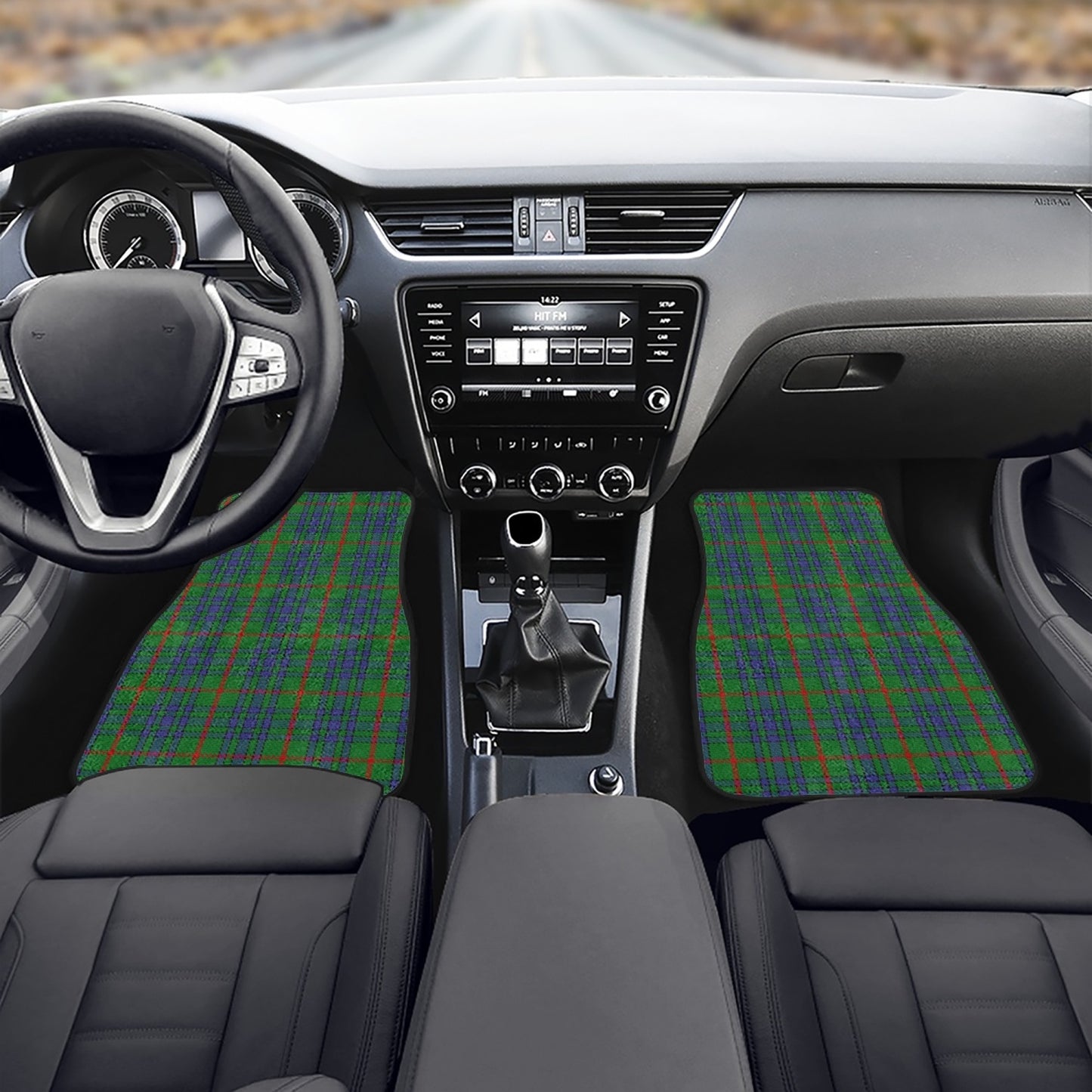 Clan Aiton Tartan Car Floor Mats - 2Pcs