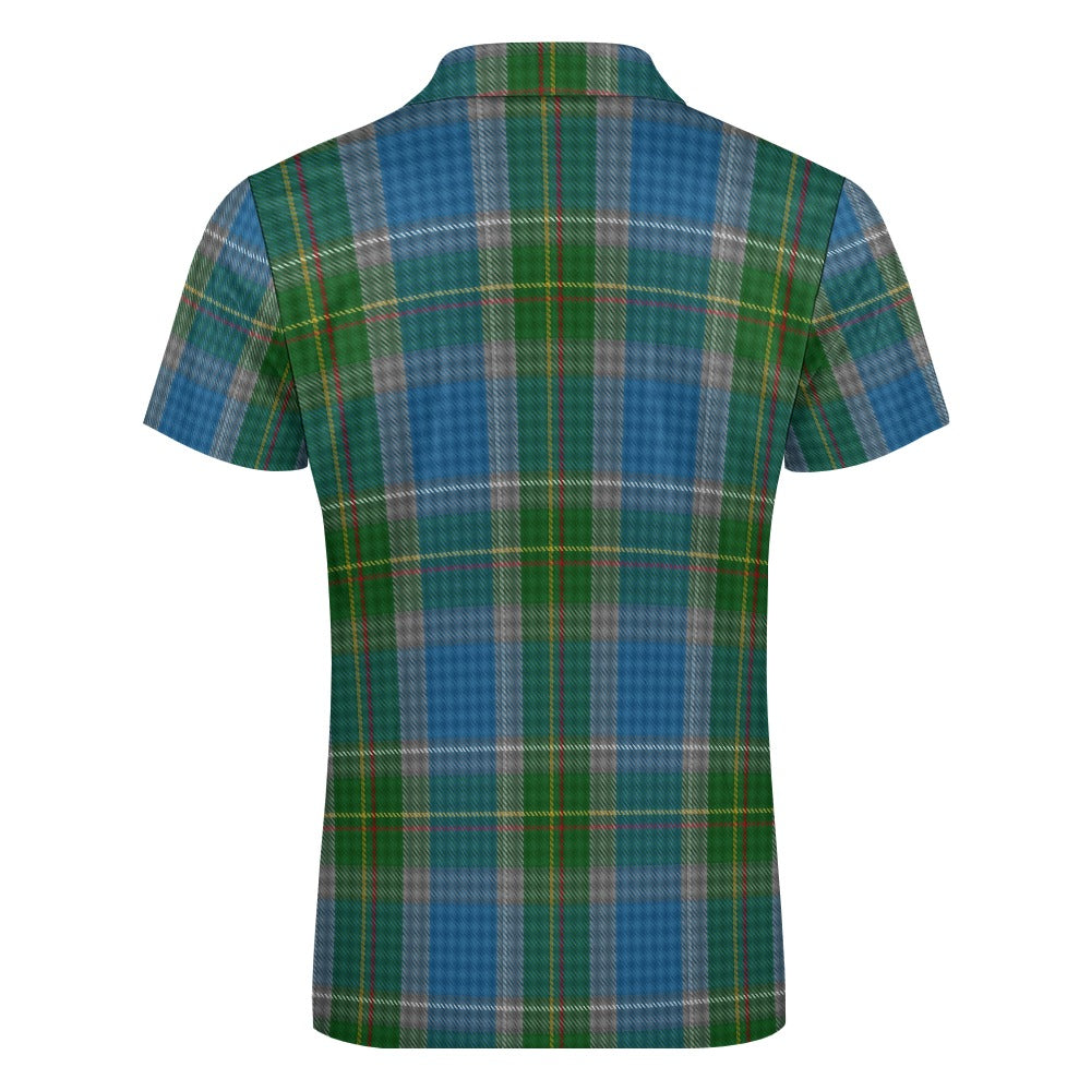 US State - Connecticut Tartan Short sleeve polo shirt