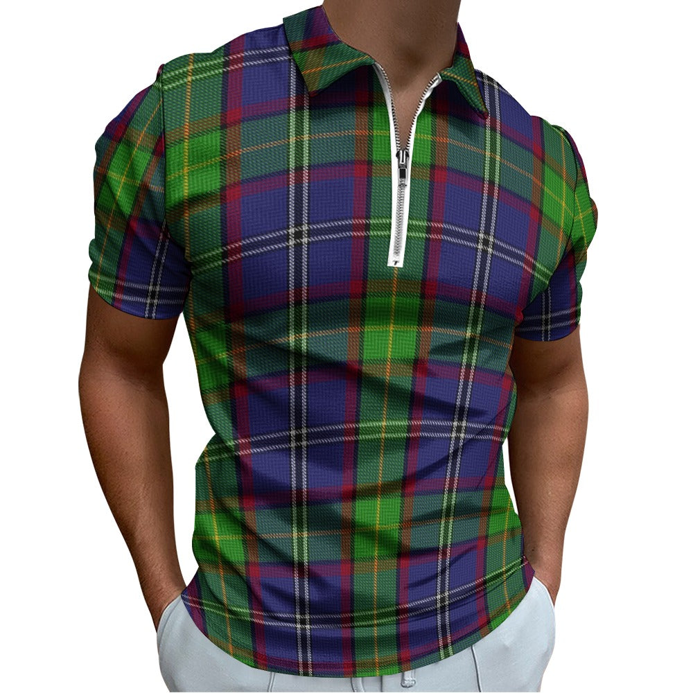 US State - Minnesota Tartan Short sleeve polo shirt