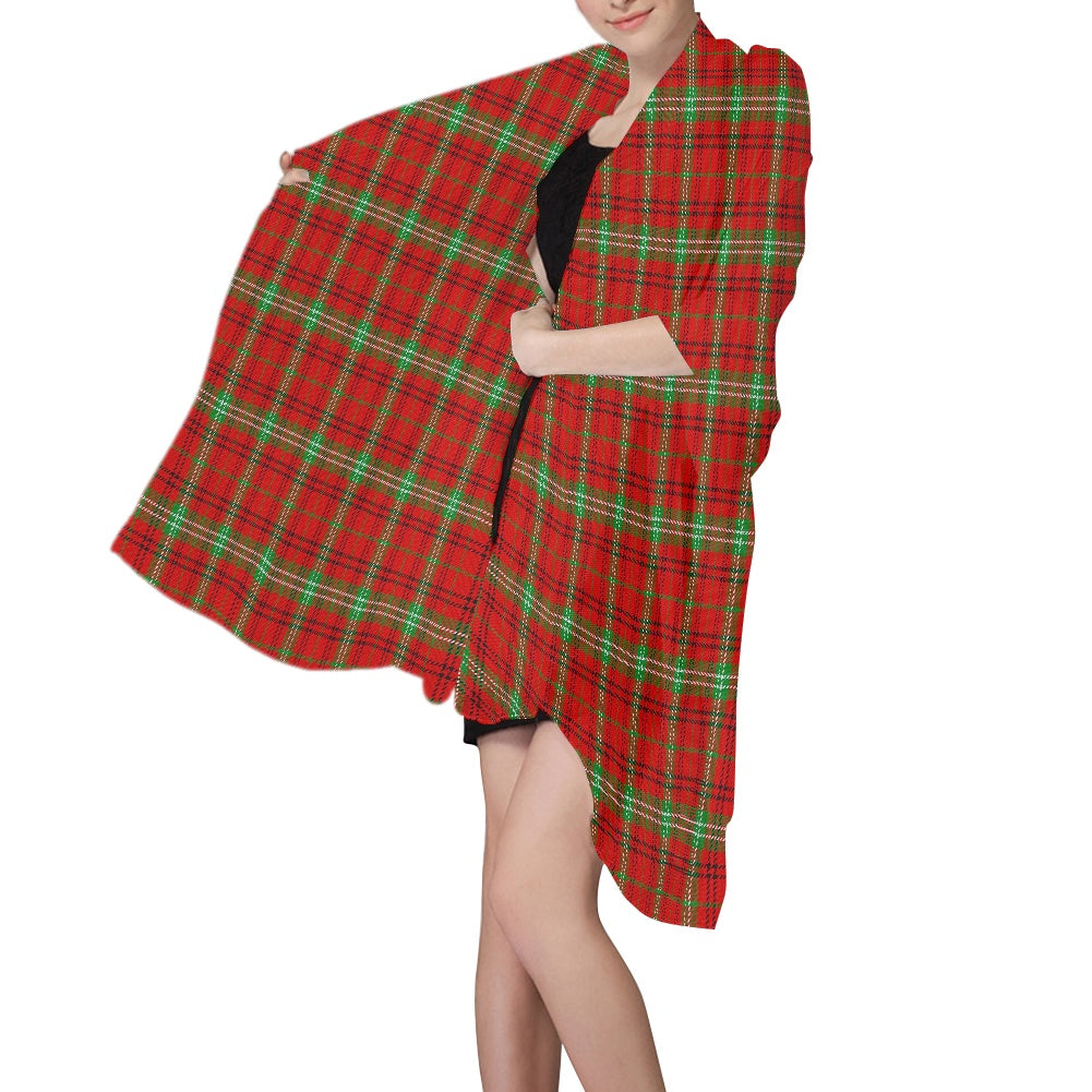 Clan Morrison Tartan Chiffon Scarf