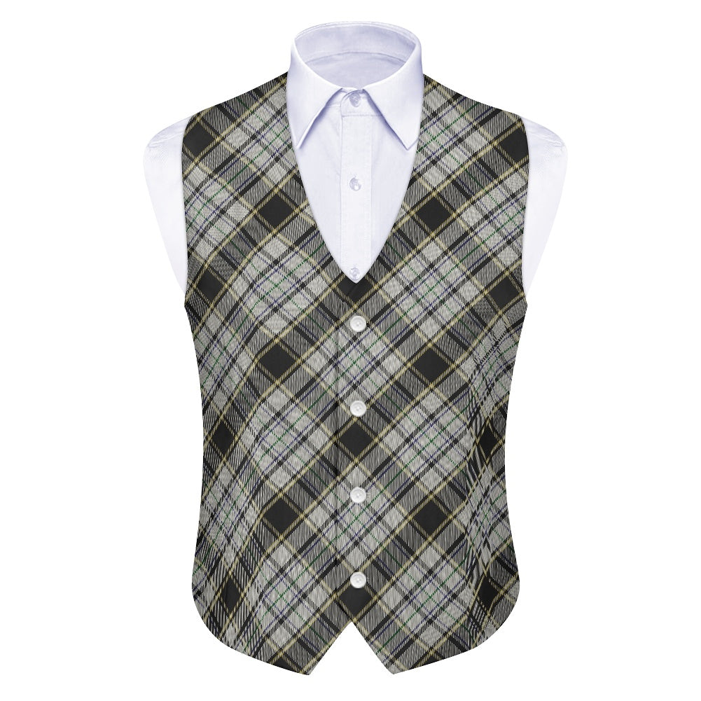 Breizh | Breton | Bretagne Roazhon Tartan Bias Suit vest jacket