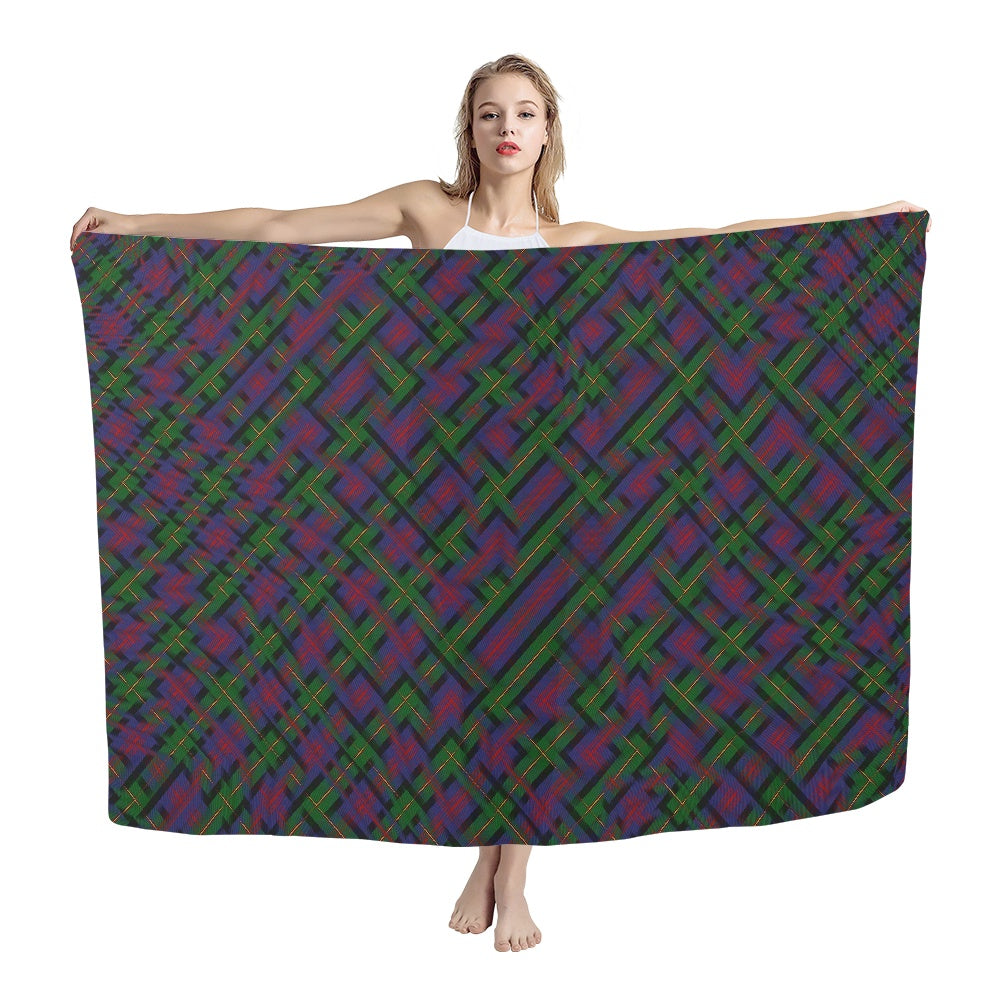 Clan Logan Tartan Bias Chiffon Scarf