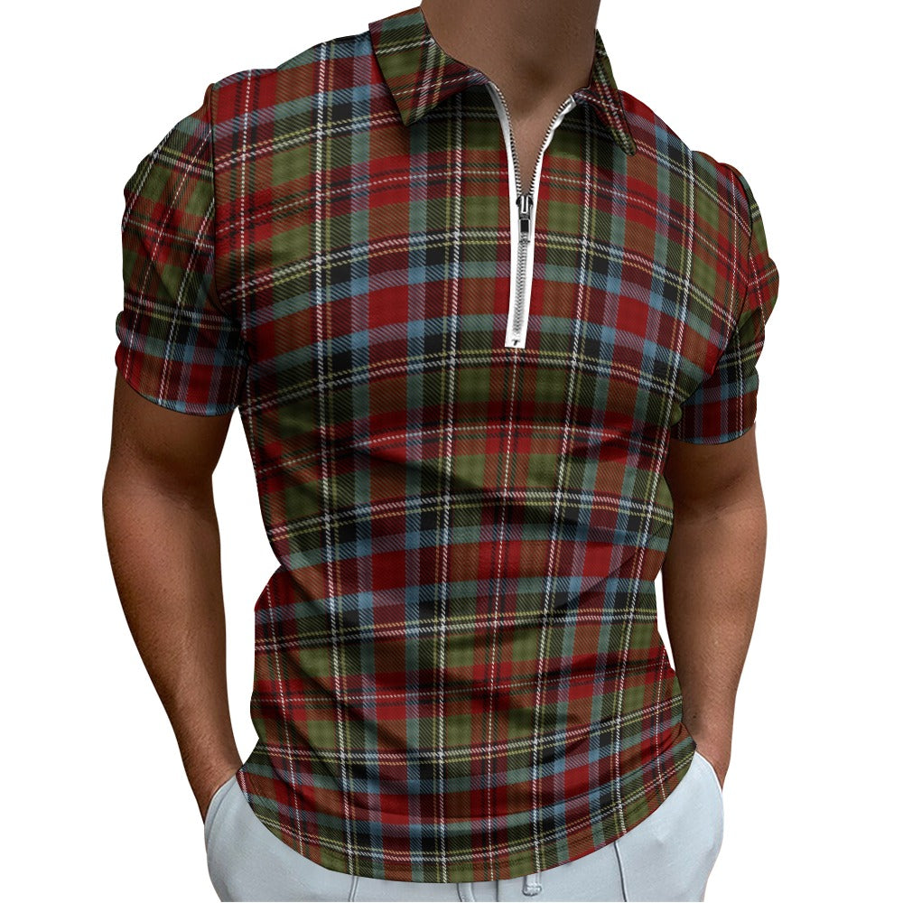 US State - Carolinas Tartan Short sleeve polo shirt