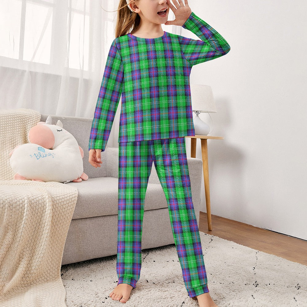 Clan Sutherland Tartan Girl's Pajama suit