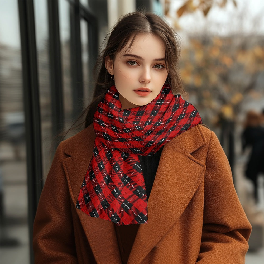 Clan Ramsay Tartan Fluffy scarf