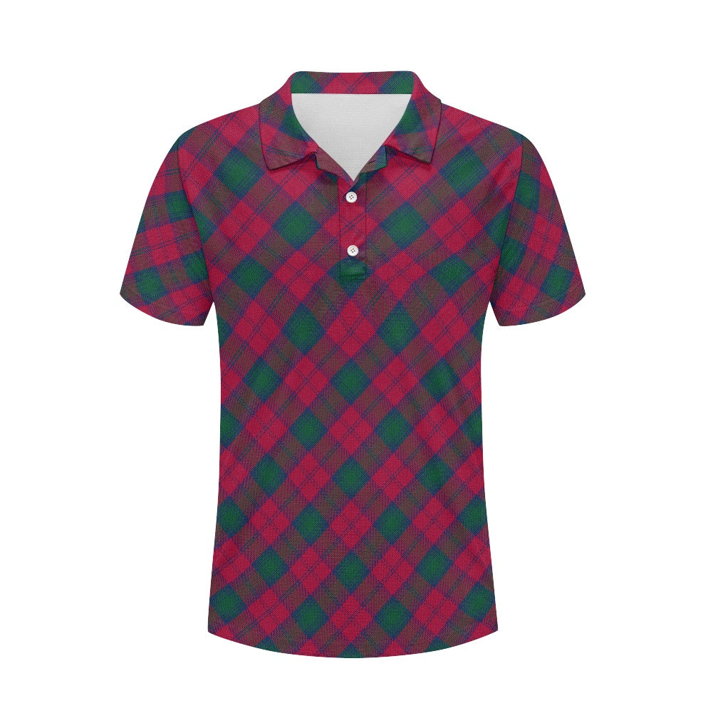 Clan Lindsay Tartan Polo Shirt