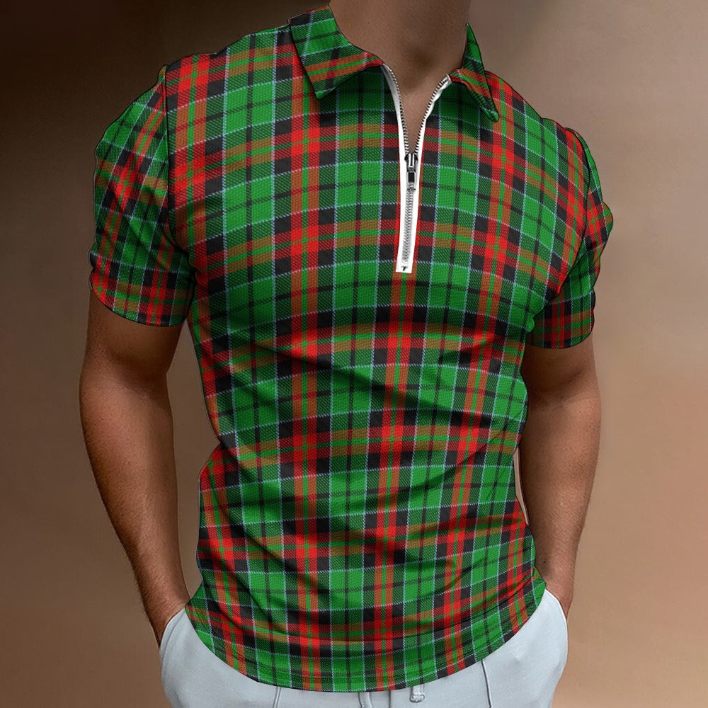 Clan Walker Tartan Short sleeve polo shirt