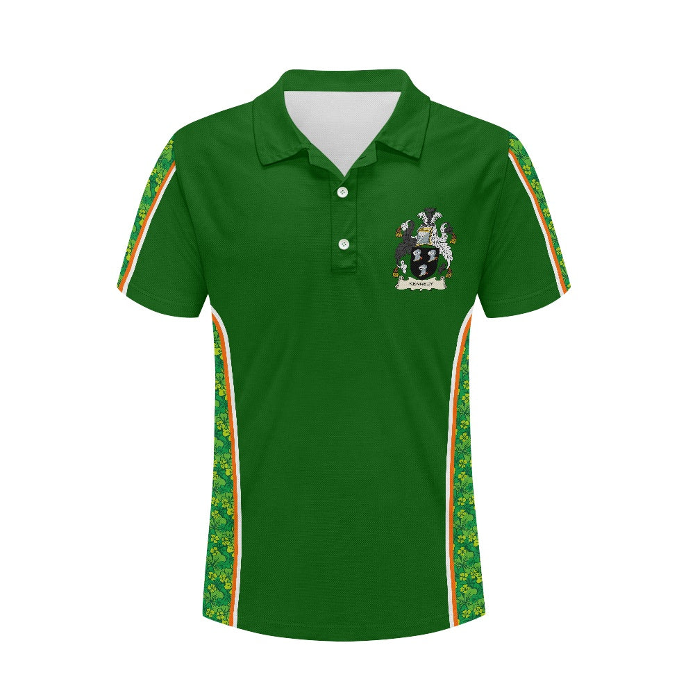 Irish Arms - Kennedy Shamrock - Polo Shirt