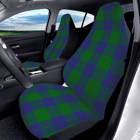 Clan Barclay Tartan Car Seat Covers - 2Pcs