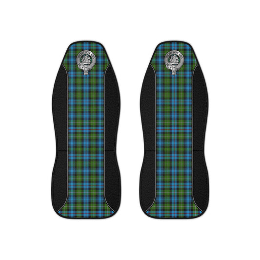 Clan MacKenzie Crest & Tartan Car Seat Covers