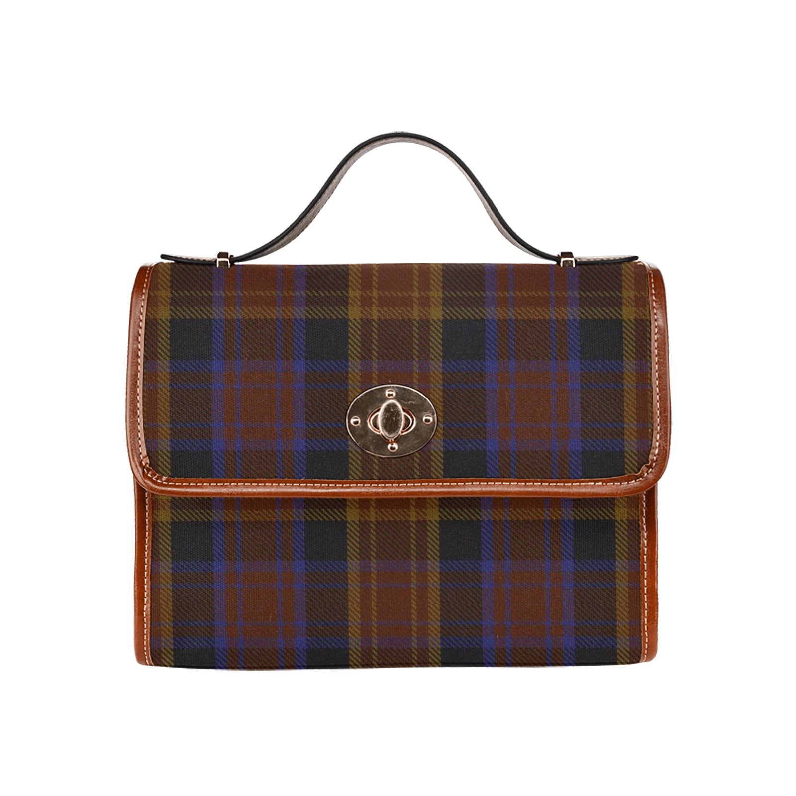 Irish County Laois Tartan Canvas Handbag