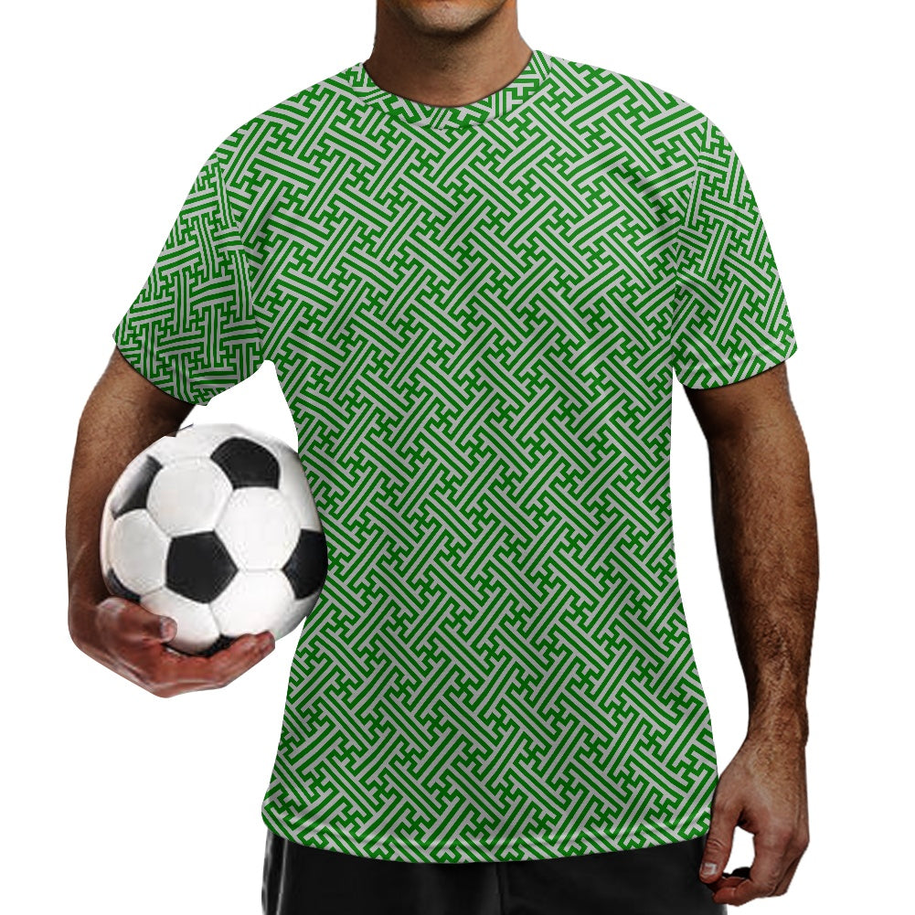 Japanese Wagara - Green Sayagata - Football Shirt