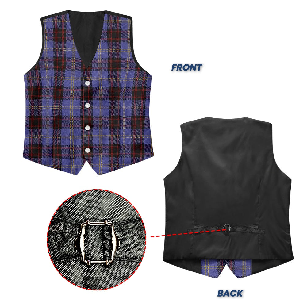 Clan Rutherford Tartan Suit vest jacket