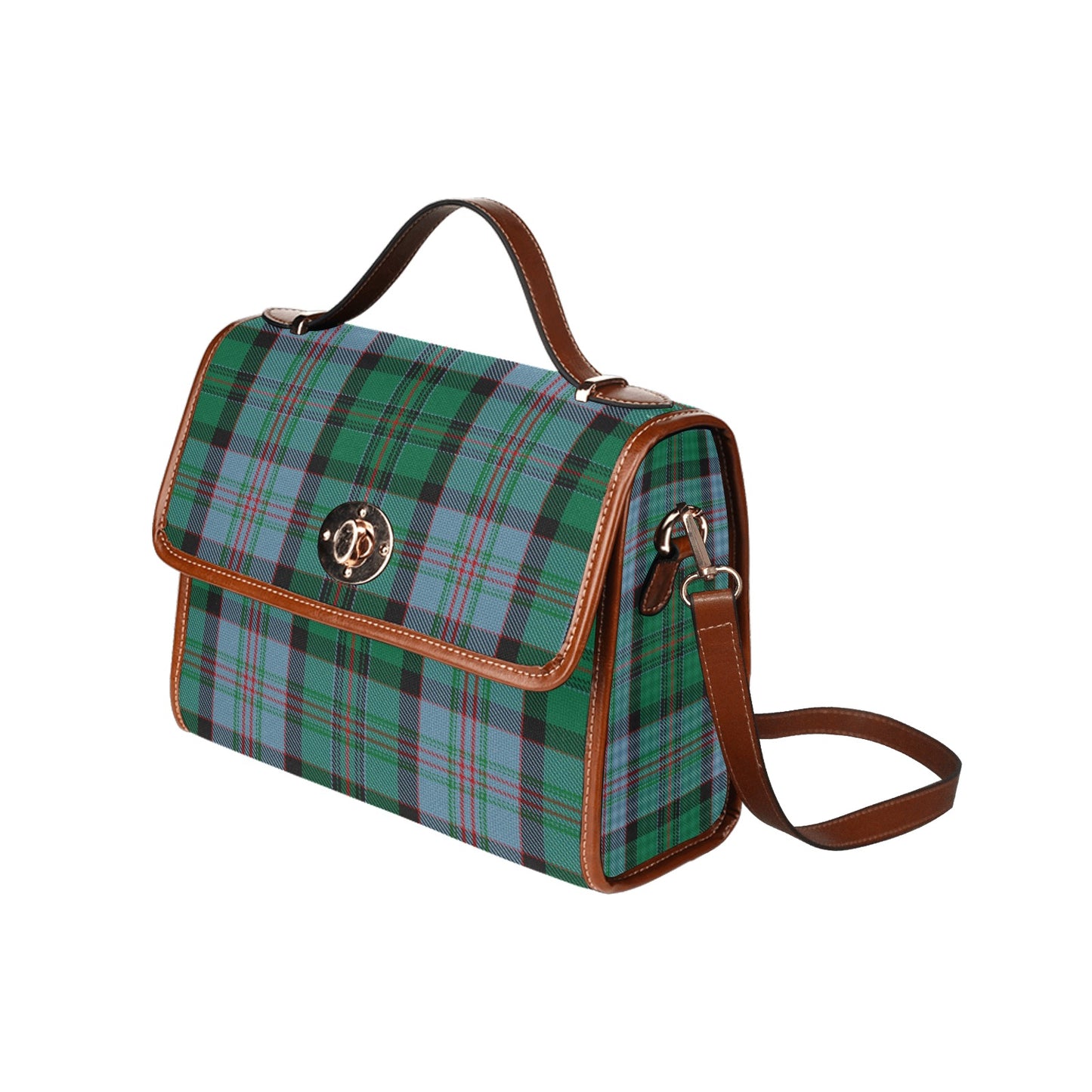 Irish County Munster Tartan Canvas Handbag