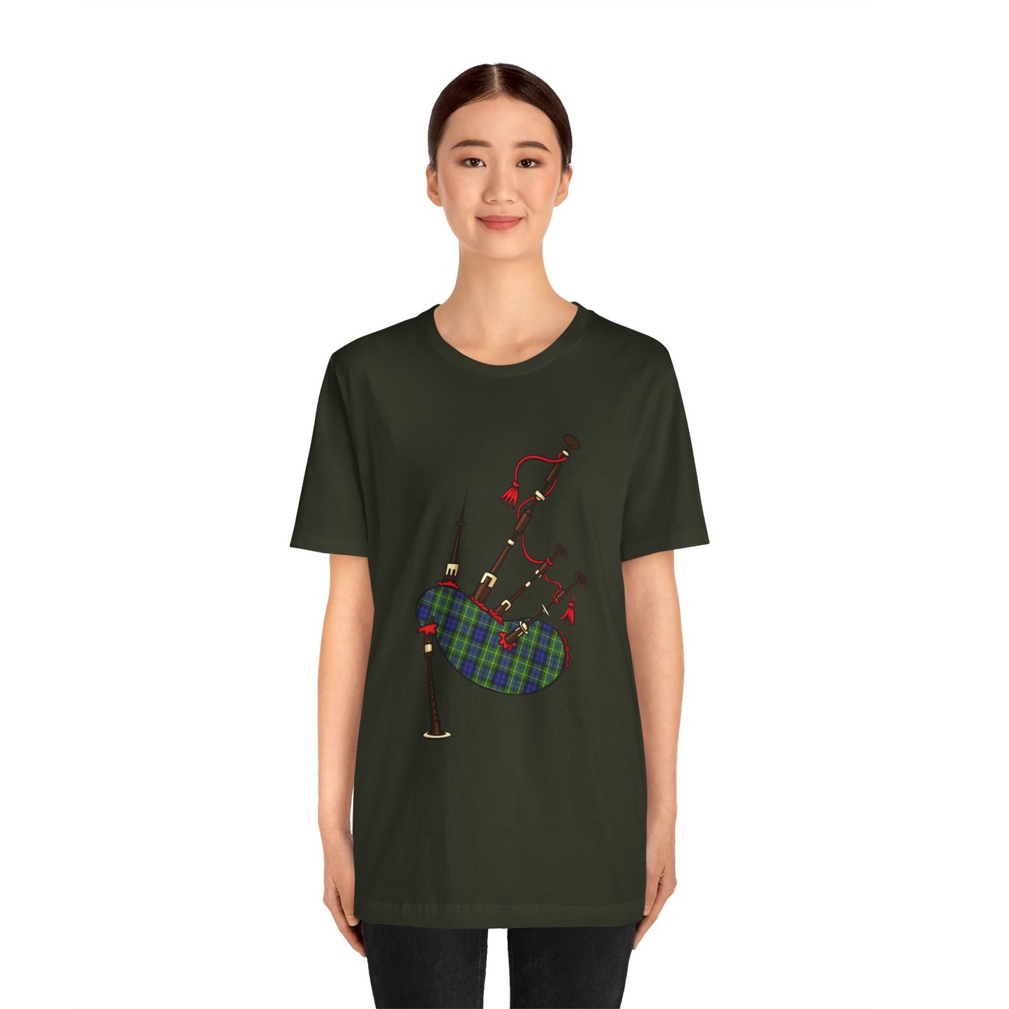 Clan MacNeill of Gigha Tartan Bagpipes | Unisex T-Shirt