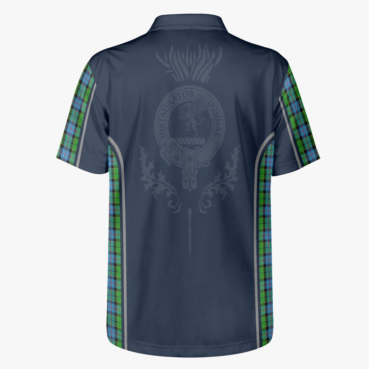 Clan Forsyth Crest & Tartan Polo Shirt