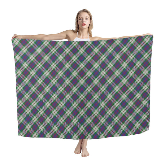 US State - Idaho Tartan Bias Chiffon Scarf