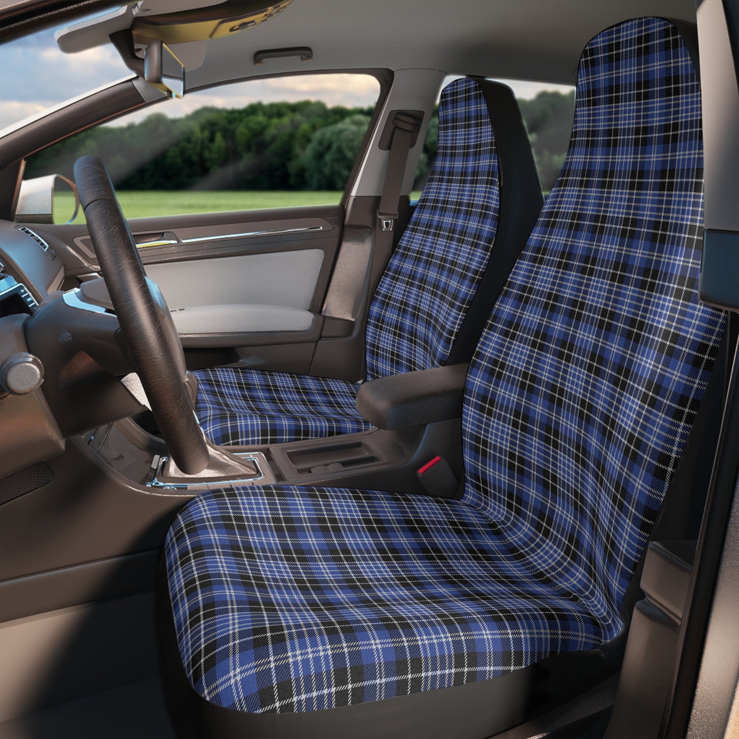 Clan Clark Tartan Car Seat Covers