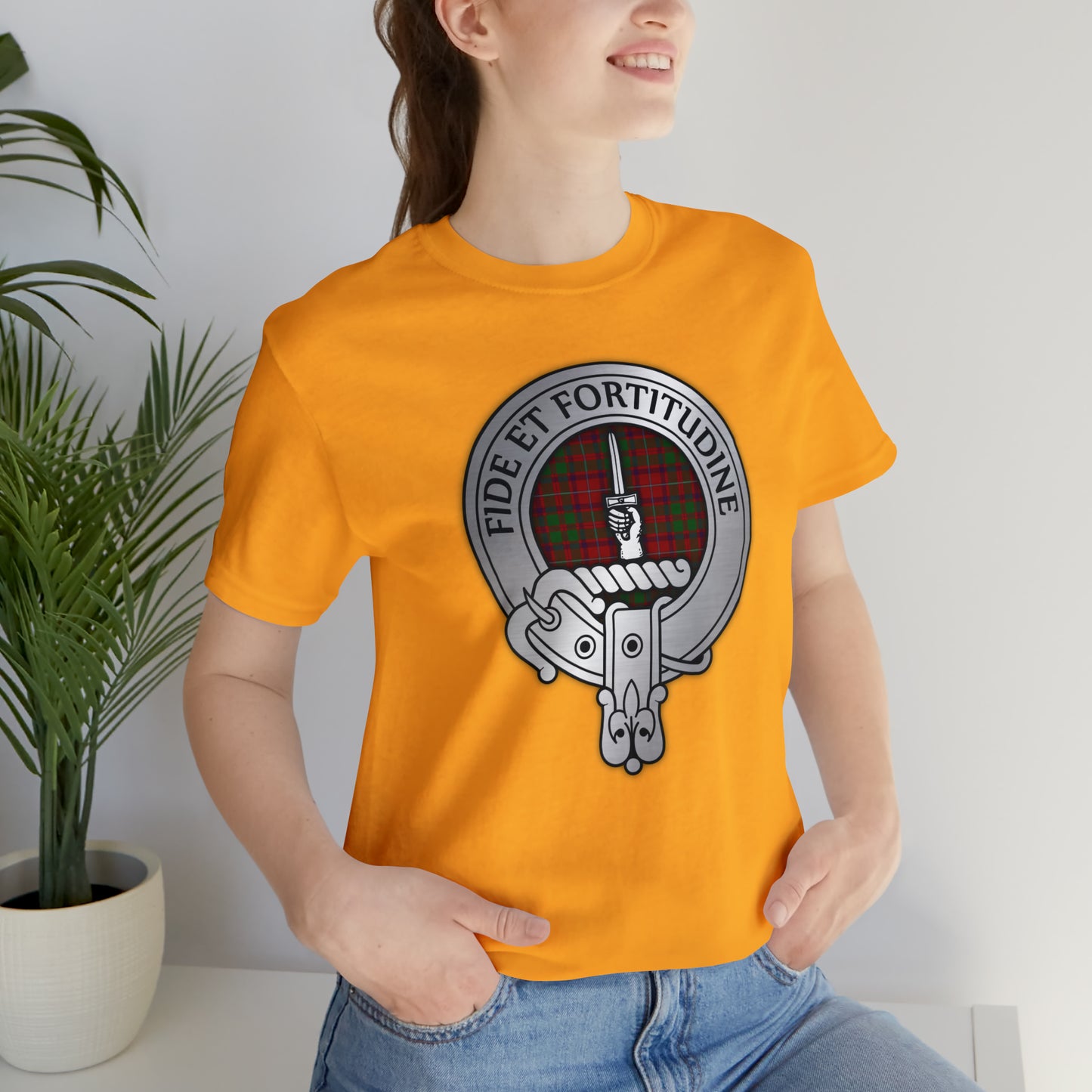 Clan Shaw Crest & Tartan | Unisex T-Shirt