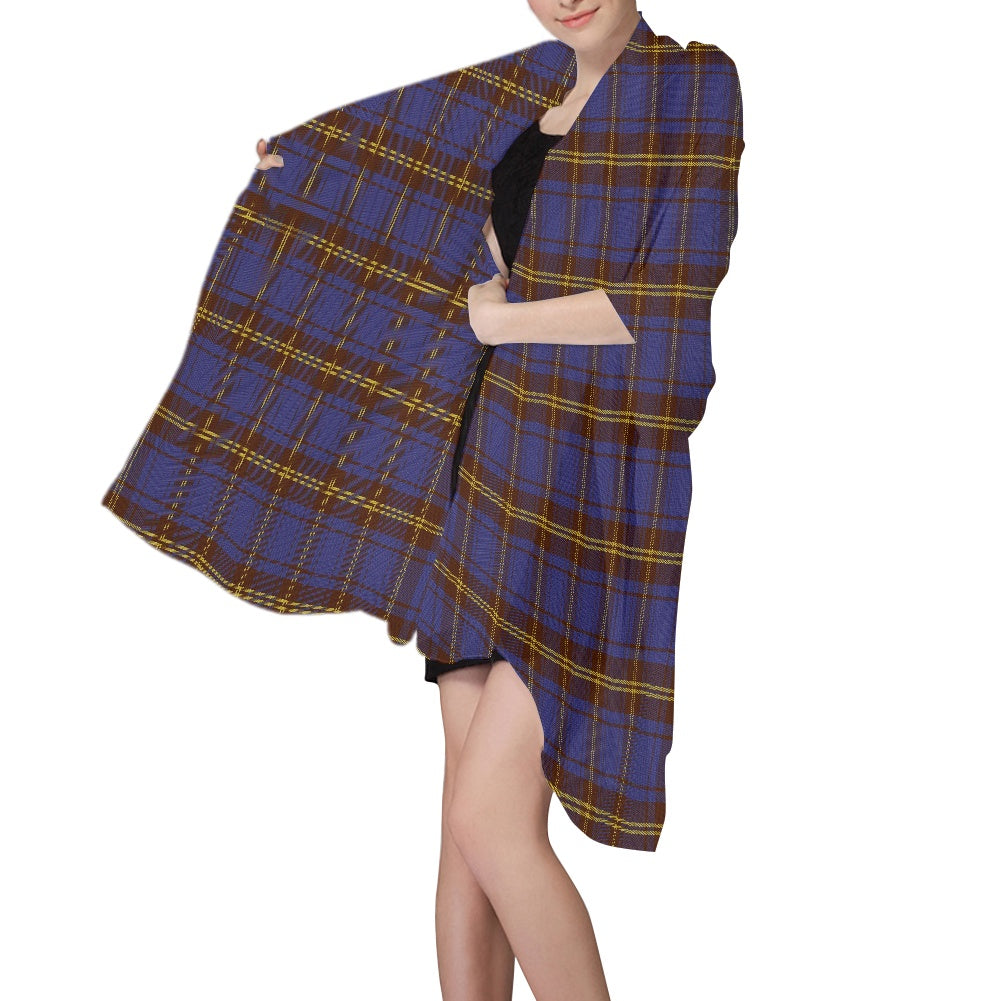 Irish County Sligo Tartan Chiffon Scarf