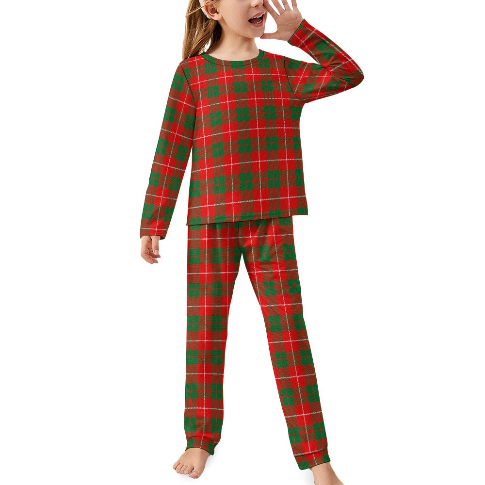 Clan MacKinnon Tartan Girl's Pajama suit