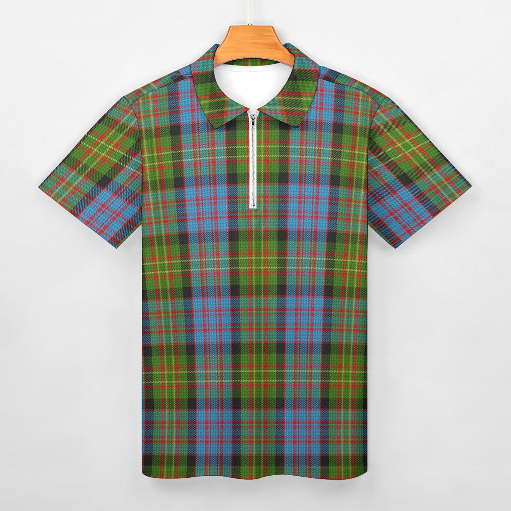 Clan Bowie Tartan Short sleeve polo shirt