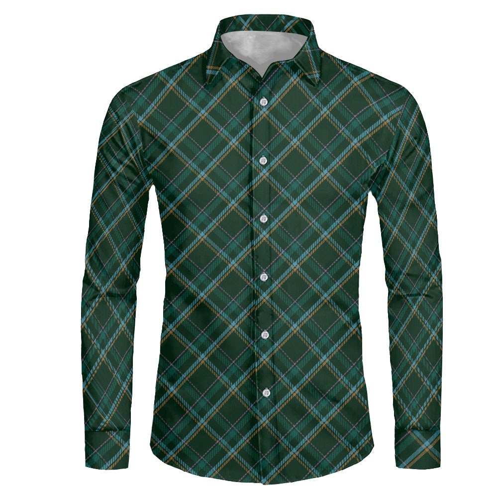 HW Tartan Men's long-sleeved shirt