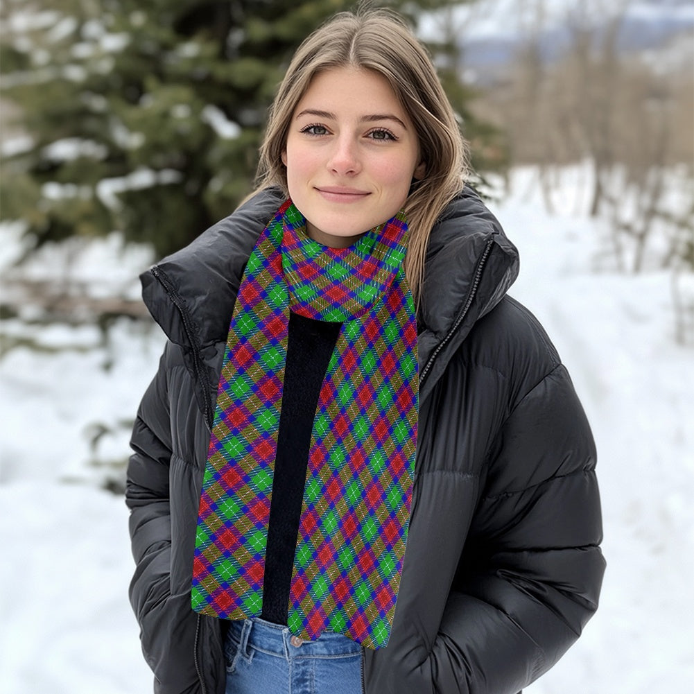 Clan Aiken Tartan Fluffy scarf