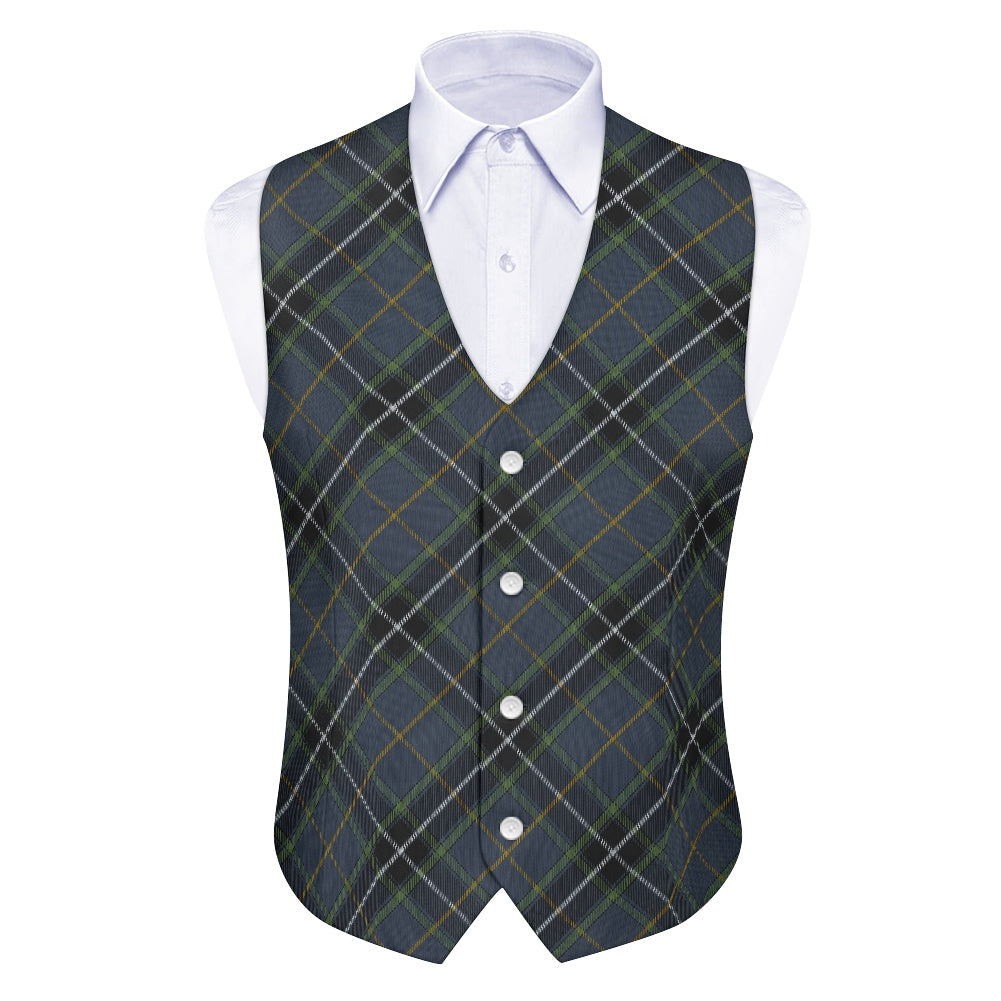 Breizh | Breton | Bretagne Kerne Tartan Bias Suit vest jacket