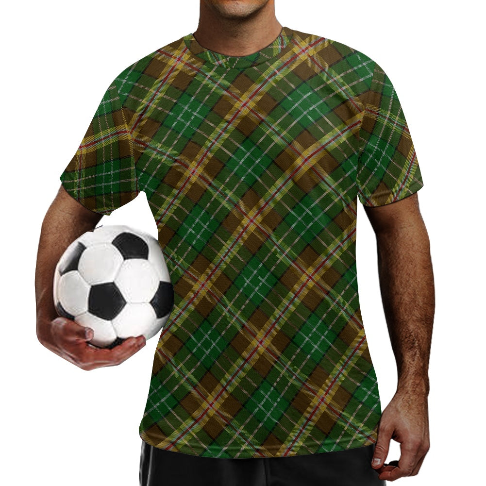 Clan MacShane Tartan Football Shirt white