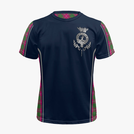 Clan Crawford Crest & Tartan Soccer Jersey