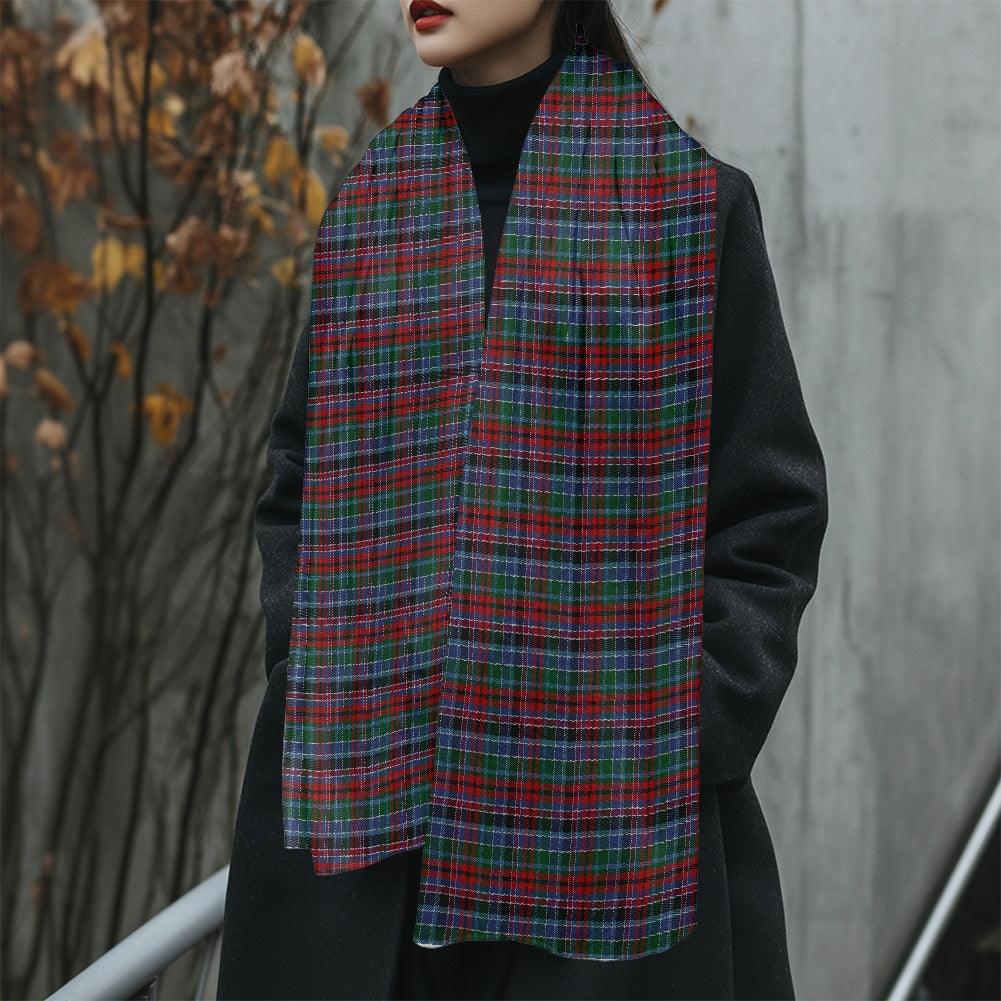 Clan Gordon Red Tartan Fluffy scarf