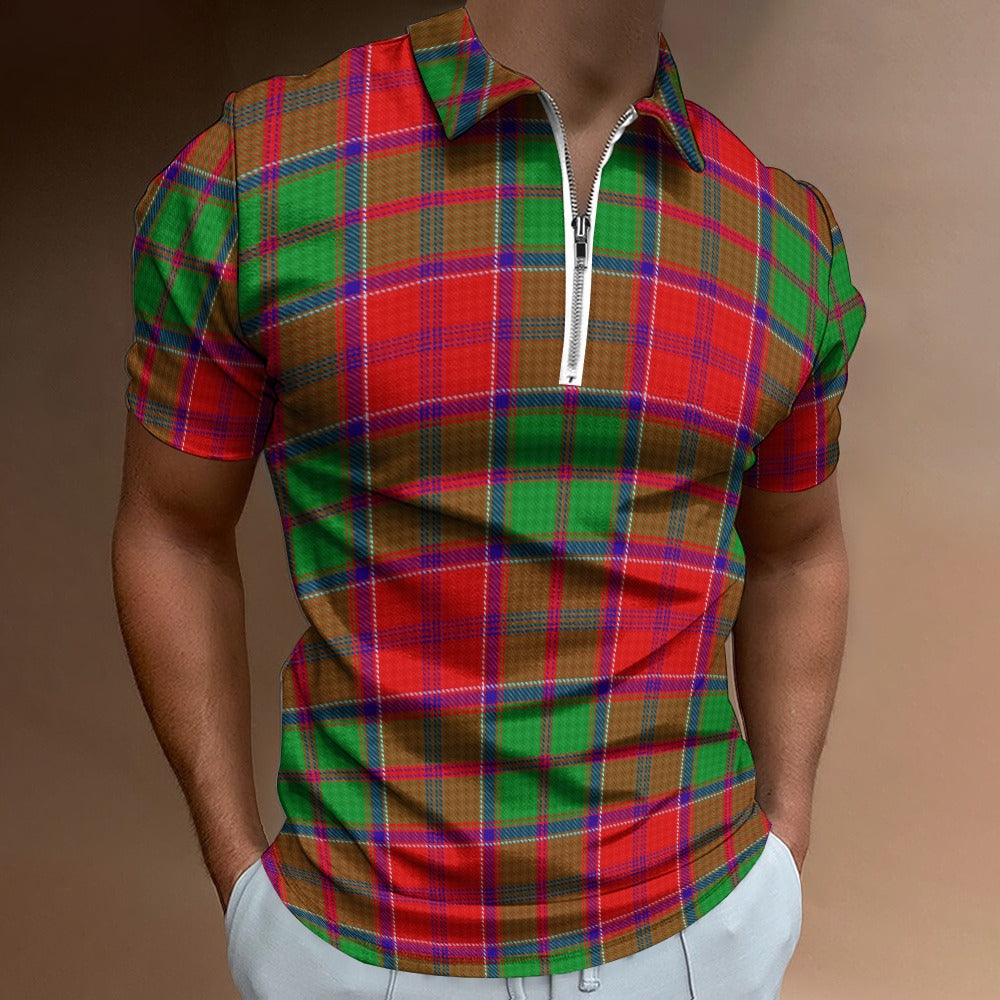 Clan Grant Tartan Short sleeve polo shirt