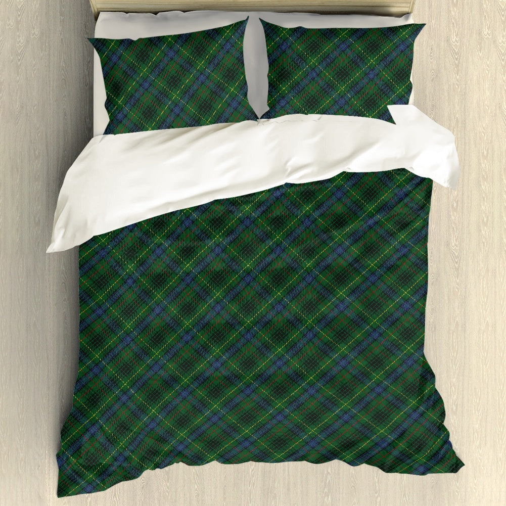 Clan Stewart Hunting Tartan Duvet Cover