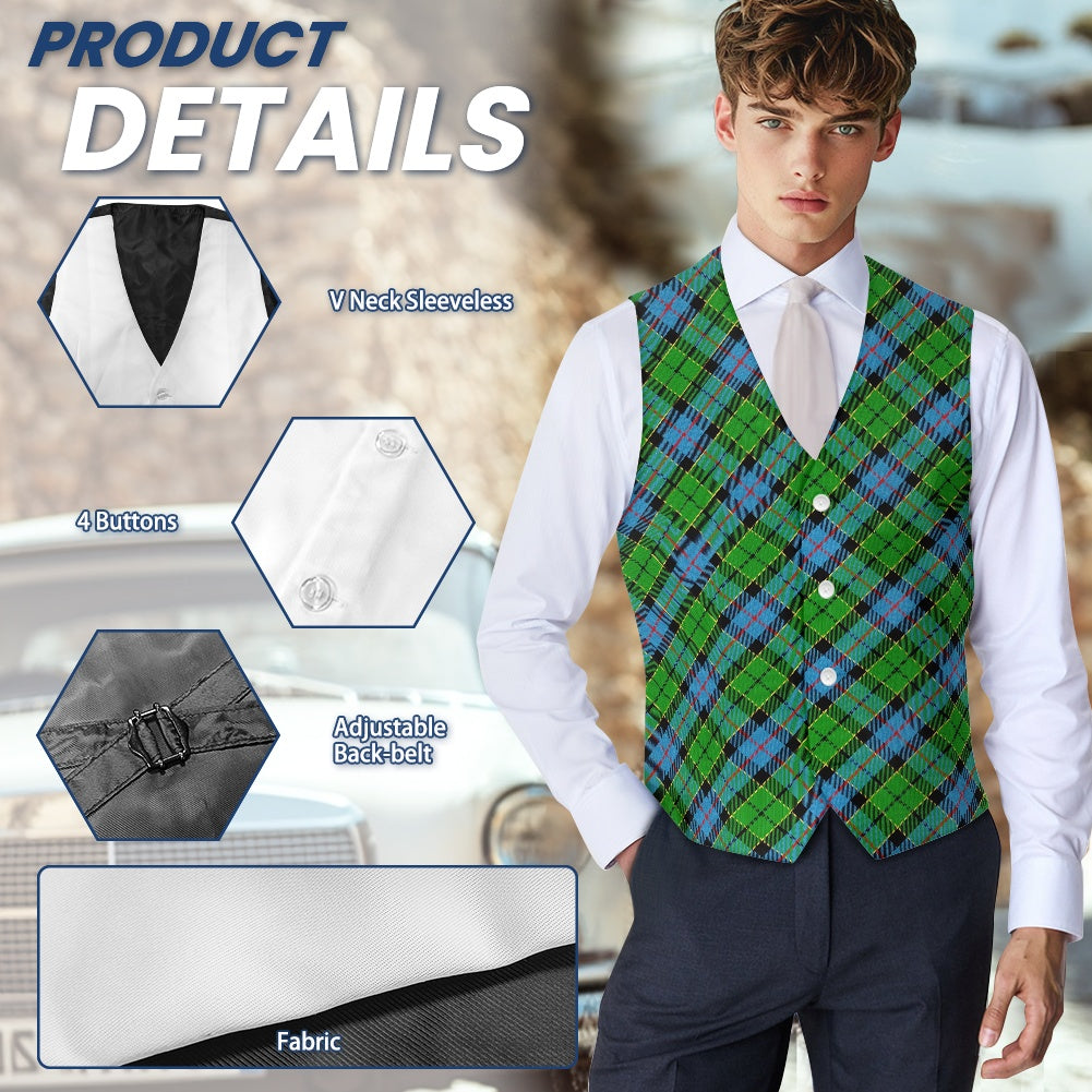 Clan Forsyth Tartan Suit vest jacket