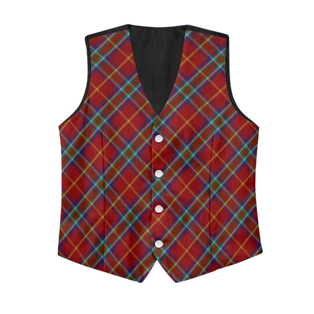 Clan MacCartney Tartan Bias Suit vest jacket