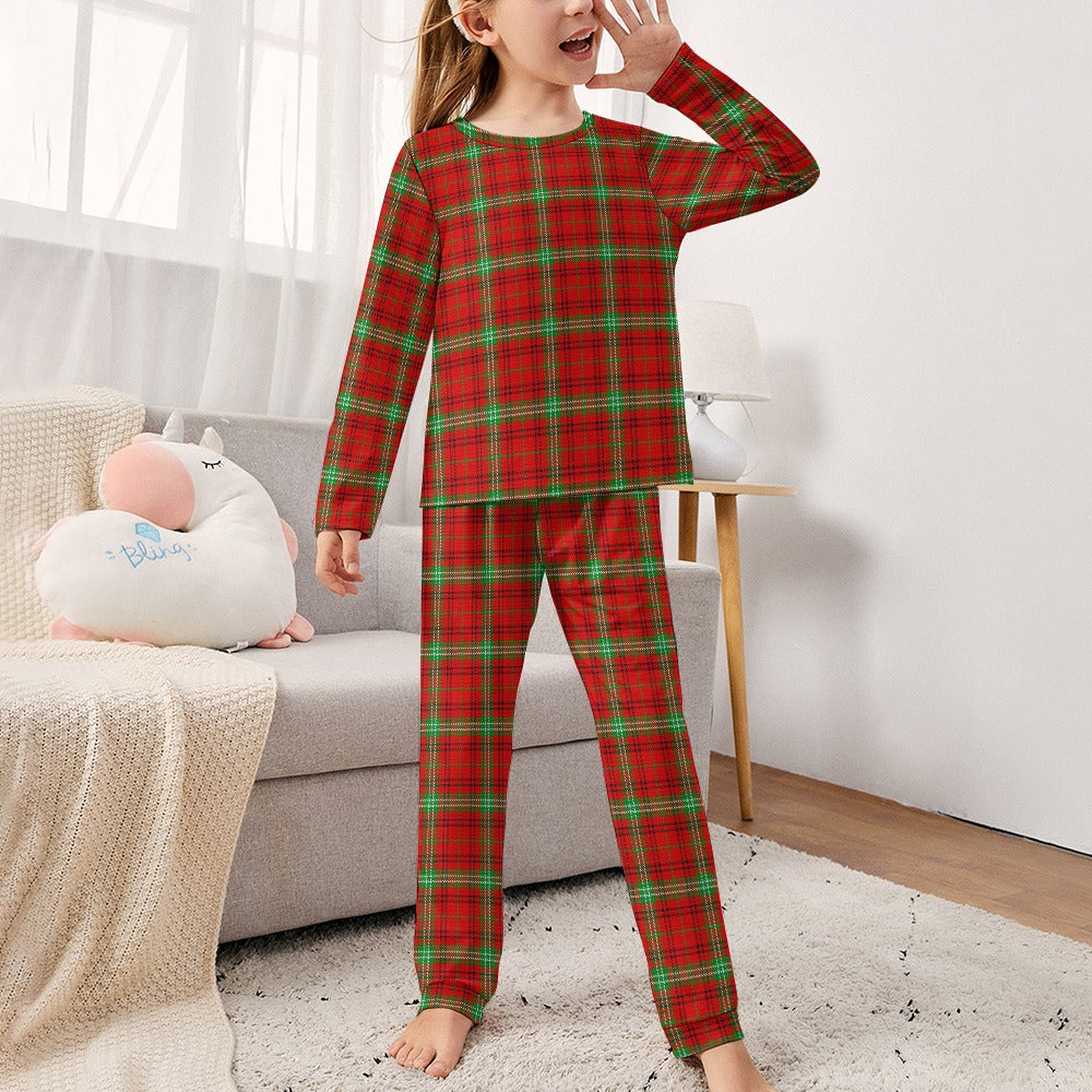 Clan Morrison Tartan Girl's Pajama suit