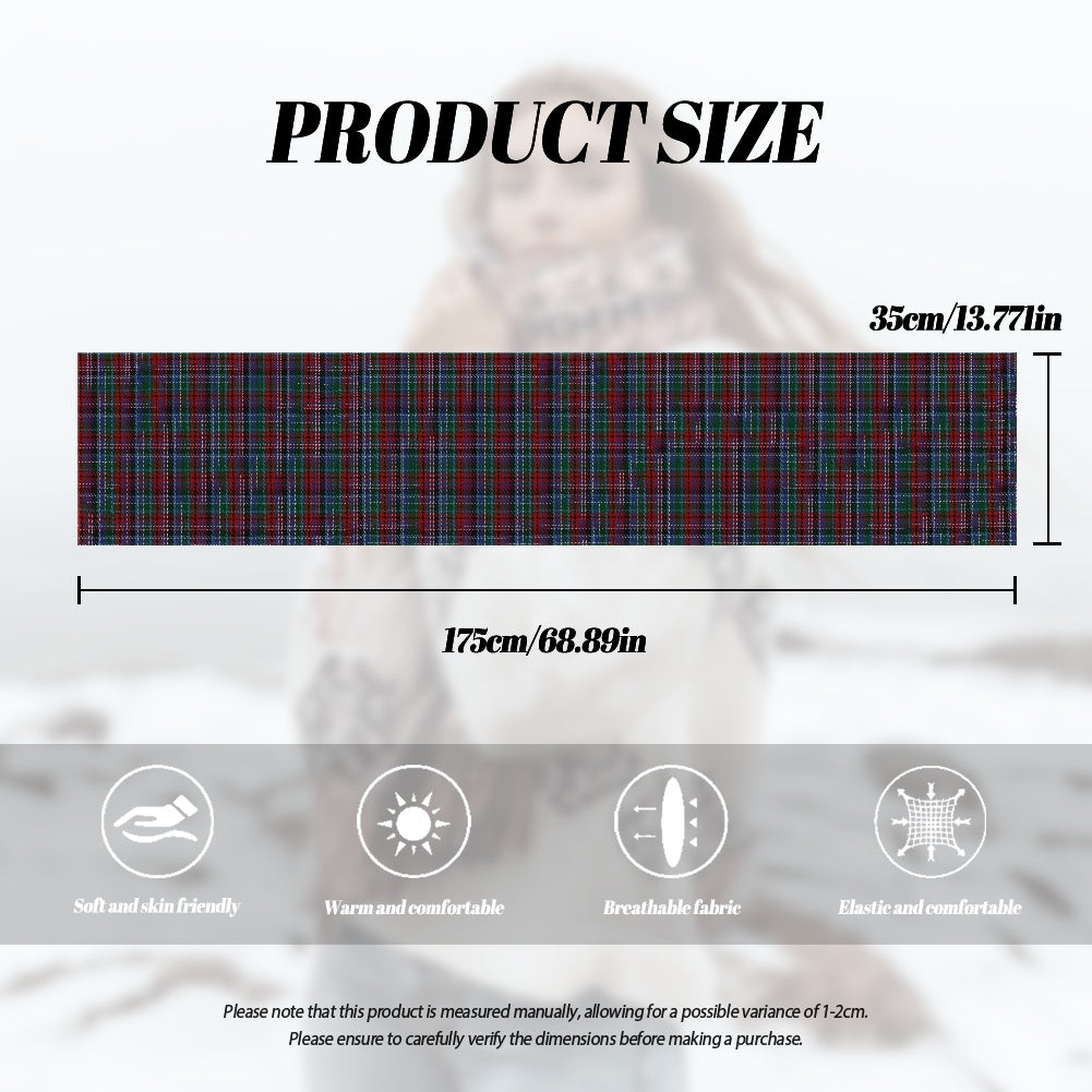 Clan Gordon Red Tartan Fluffy scarf