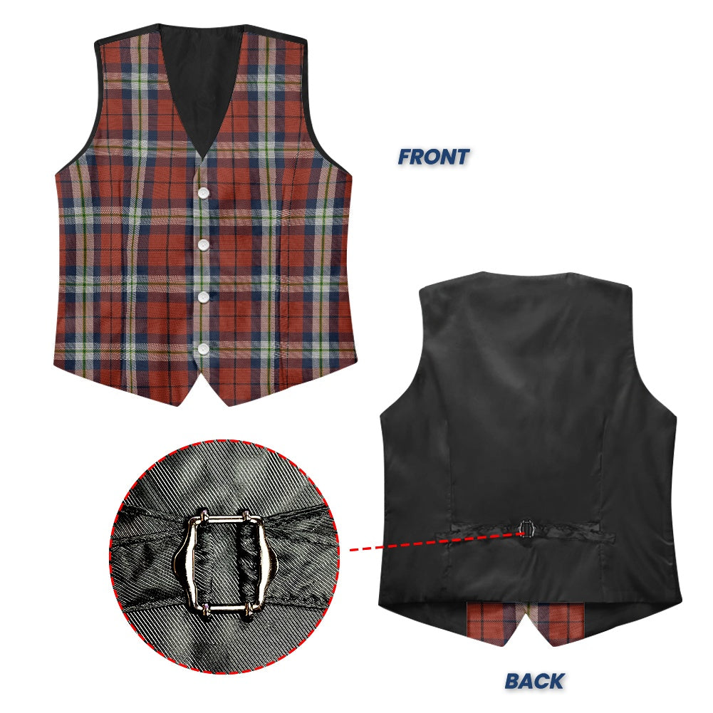 Breizh | Breton | Bretagne Bro-Sant-Malou Tartan Suit vest jacket