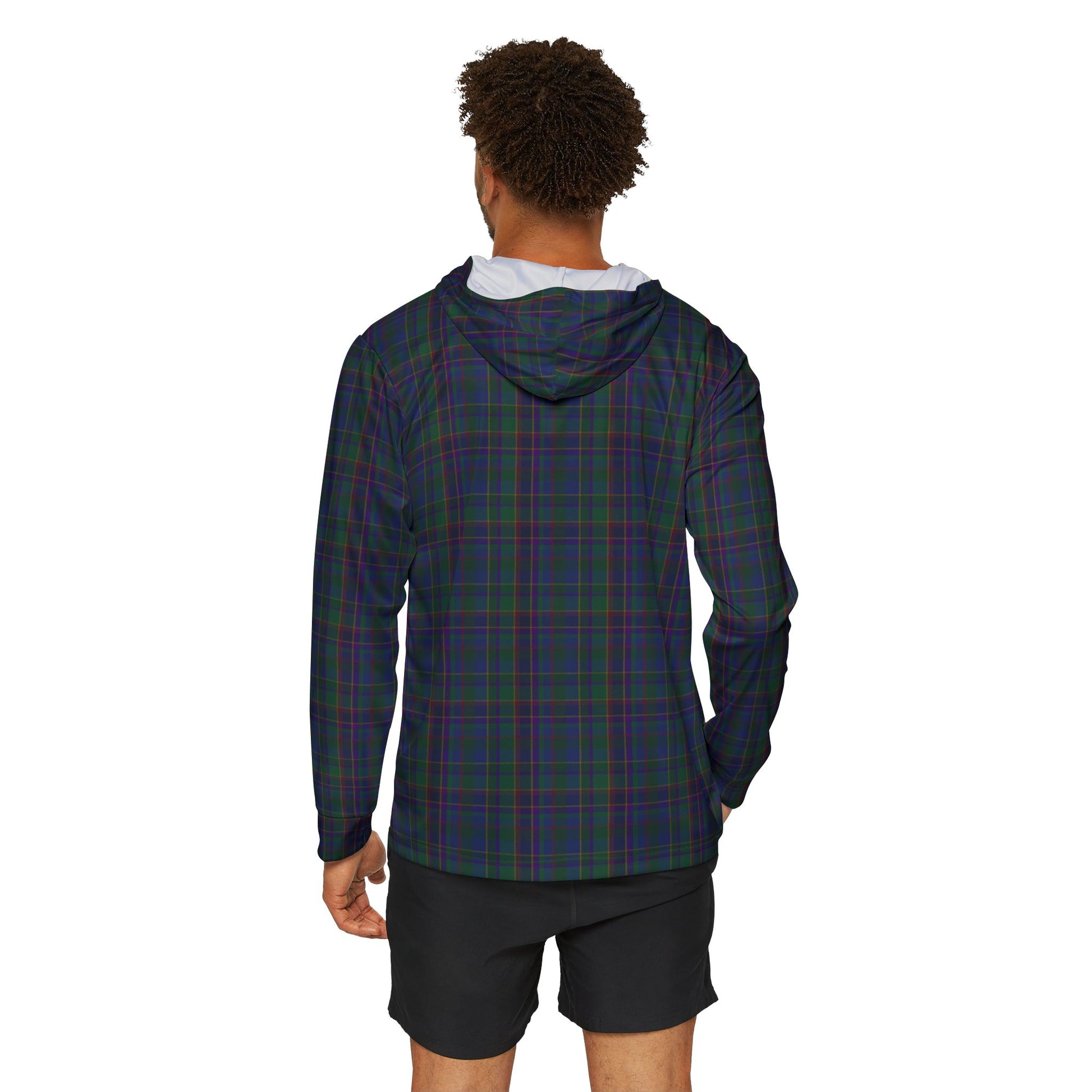 Fourth Fold Tartan — Men's Lightweight Warmup Hoodie