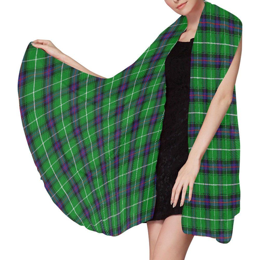 Clan MacDonald of the Isles Tartan Chiffon Scarf