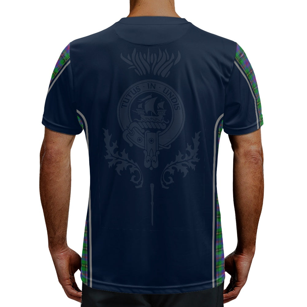 Clan Wood Crest & Tartan Football Shirt