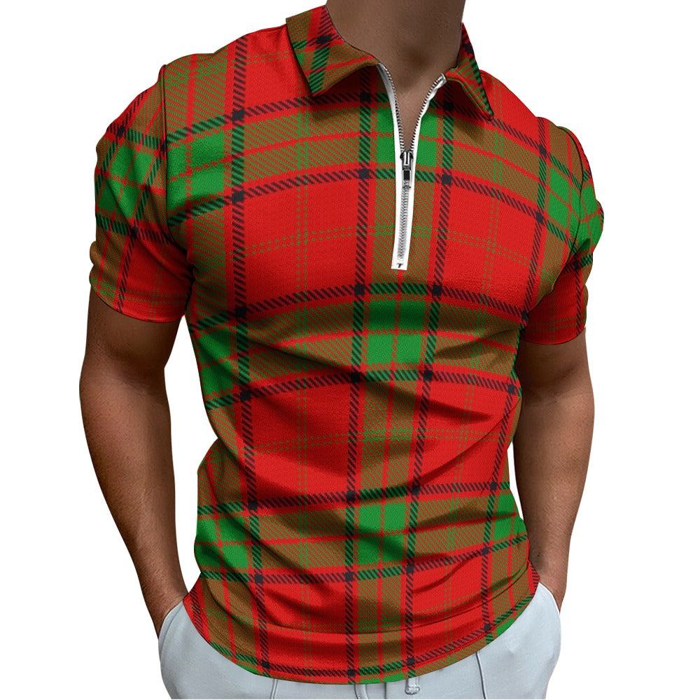 Clan Adair Tartan Short sleeve polo shirt