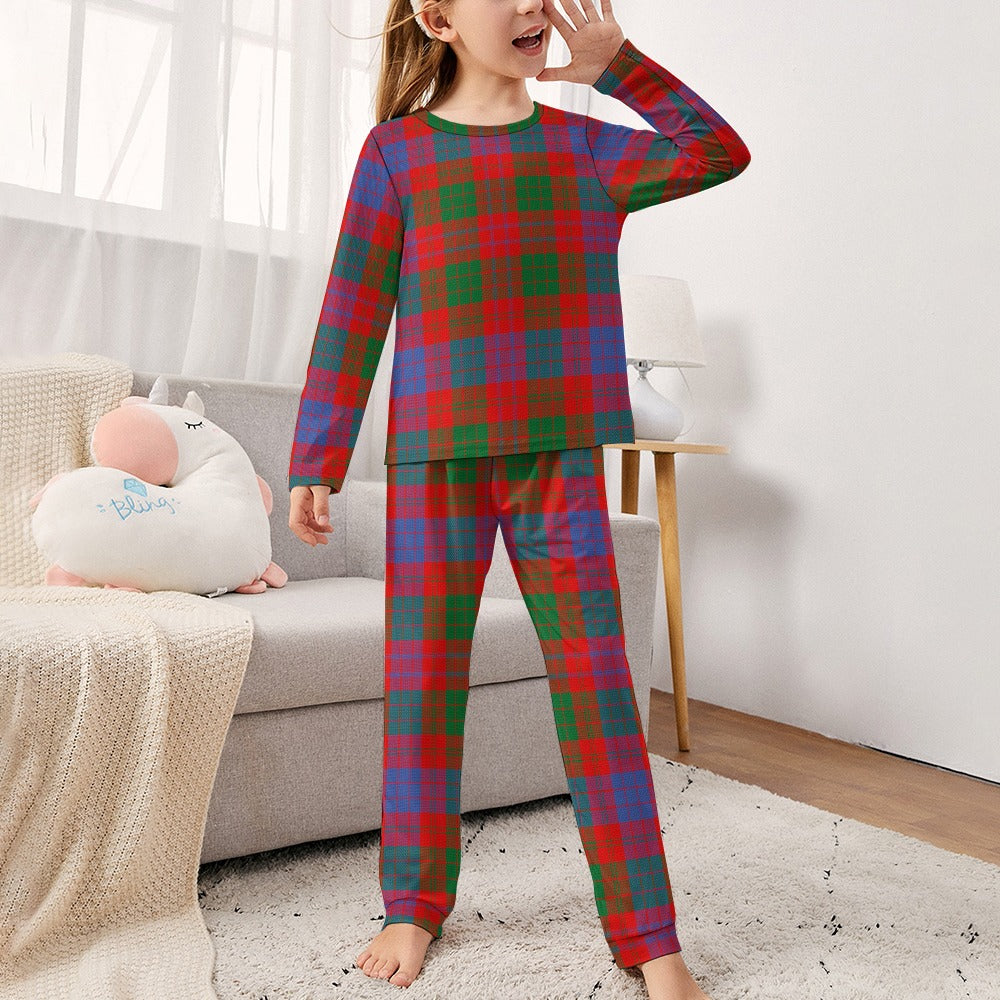 Clan Ross Tartan Girl's Pajama suit