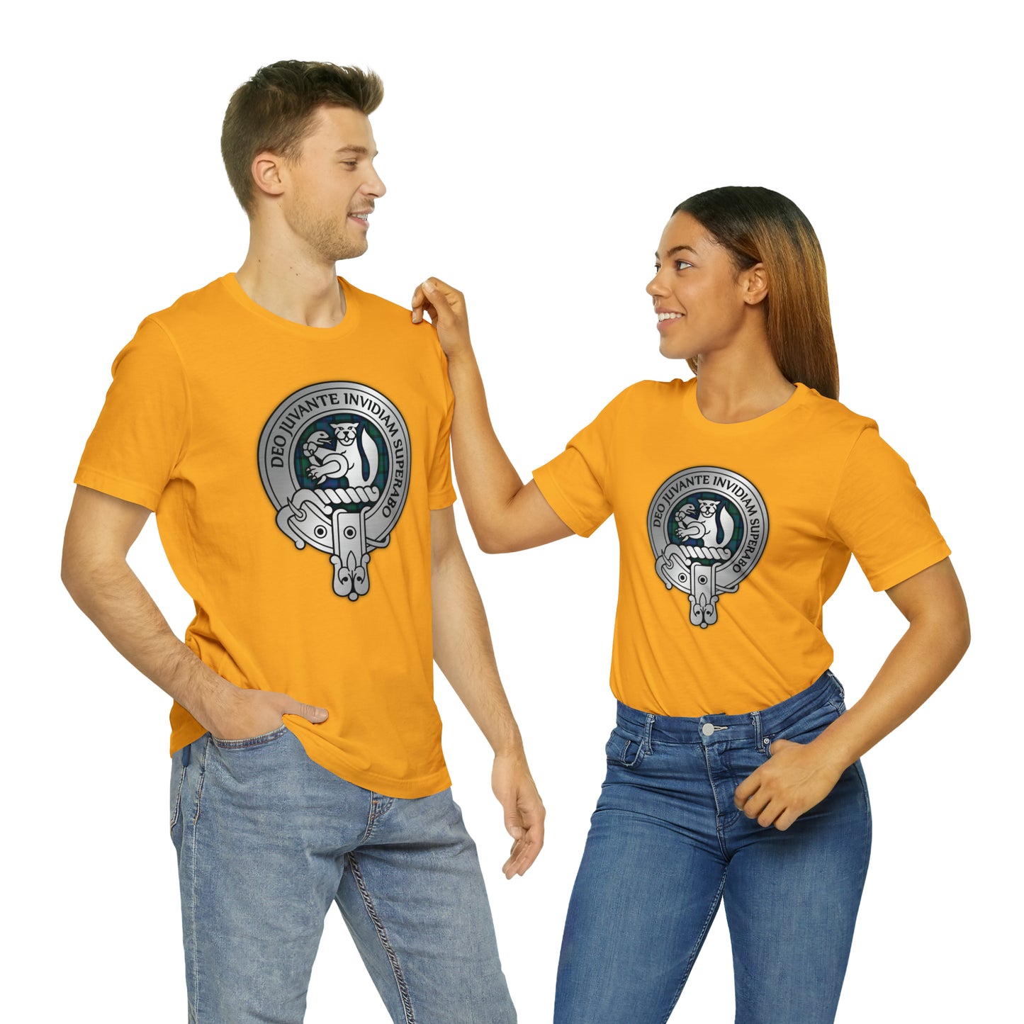 Clan MacThomas Crest & Tartan | Unisex T-Shirt