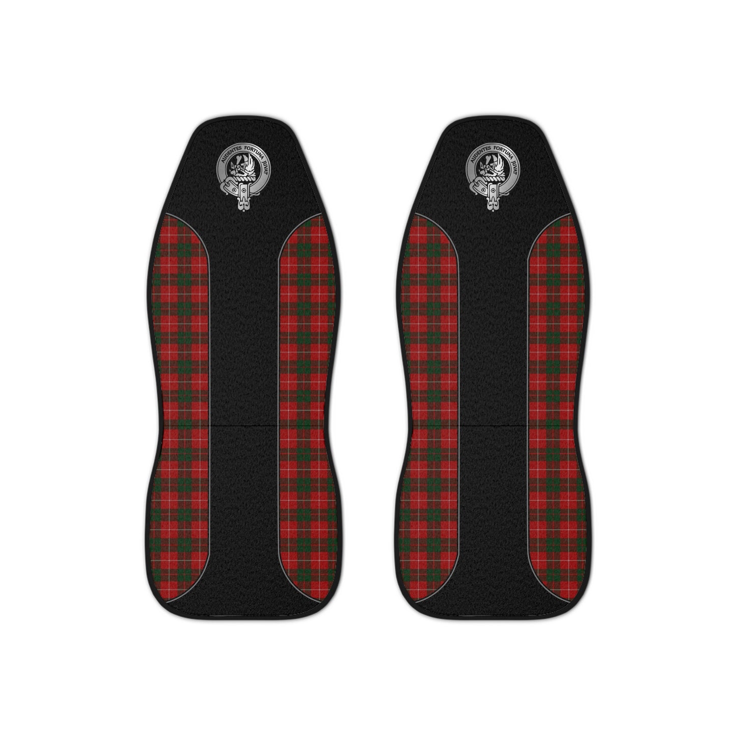 Clan MacKinnon Crest & Tartan Car Seat Covers