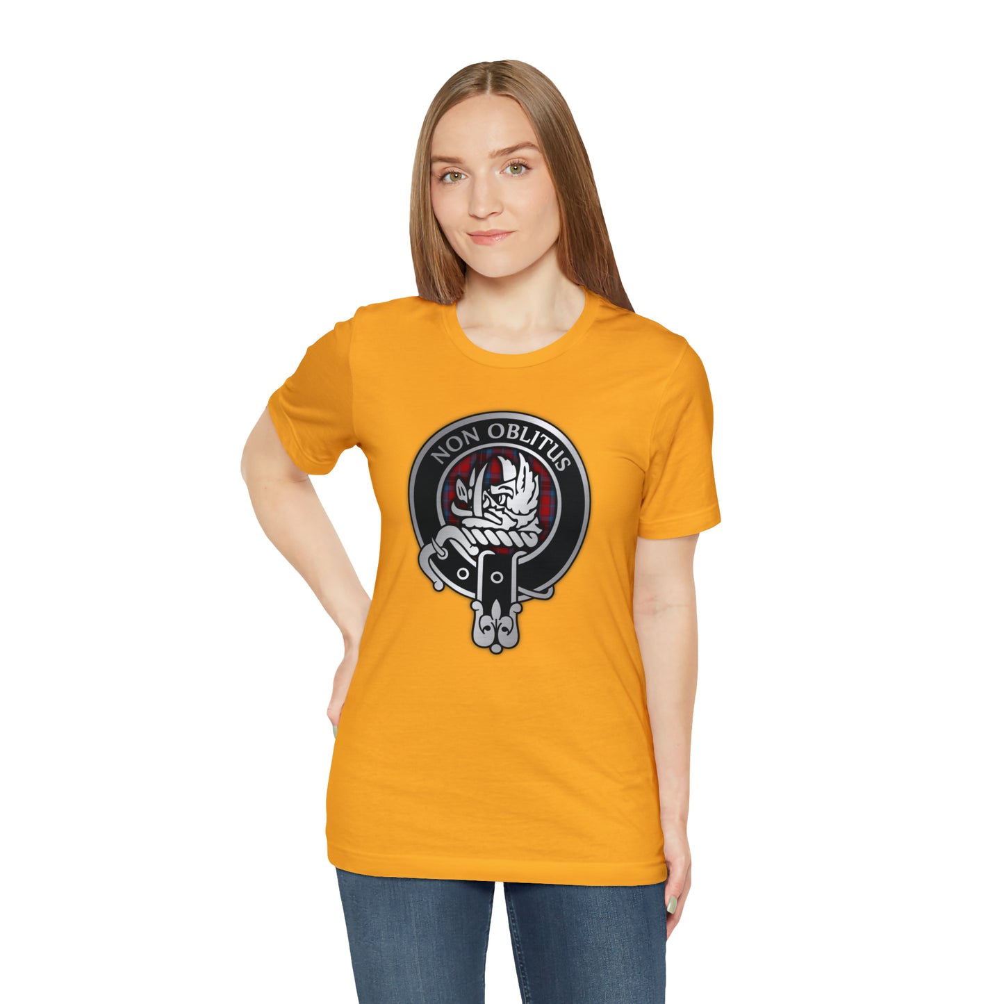 Clan MacTavish Crest & Tartan | Unisex T-Shirt