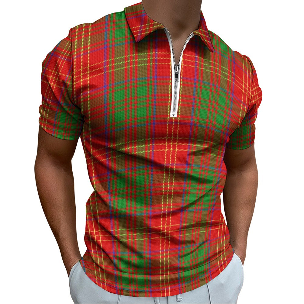 Clan Burns Tartan Short sleeve polo shirt